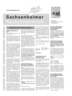 Sachsenheimer Nachrichtenblatt