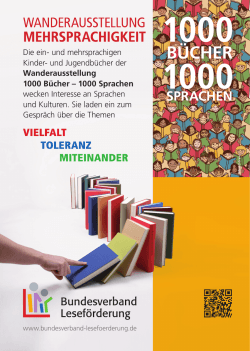BVL Flyer 1000 Bücher Infoversion BVL Flyer 1000 Bücher Infoversion