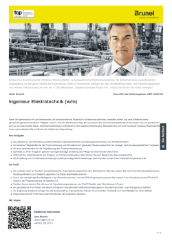 Ingenieur Elektrotechnik Job in Rostock