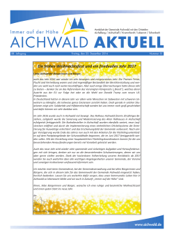aktuell - Gemeinde Aichwald