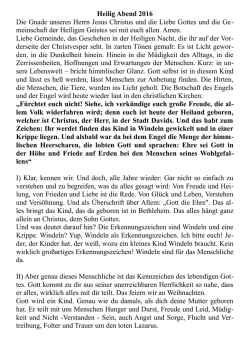 Heiligabend 2016