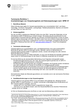 Merkblatt Nr. 10 - BAFU