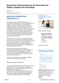 Digitale Produktion / Industrie 4.0