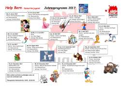 Jahresprogramm