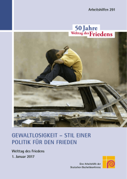50 Jahre Welttag des Friedens