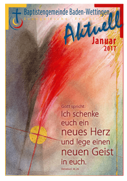 Januar - Baptistengemeinde Baden