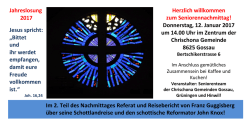 Jahreslosung 2017 Jesus spricht