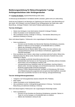 Bedienungsanleitung f&uuml;r Beleuchtungstester 7