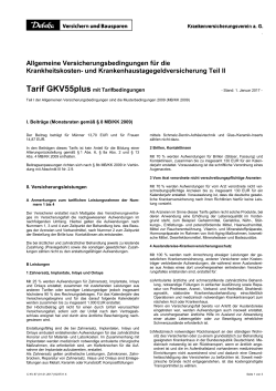 Tarif GKV55plus