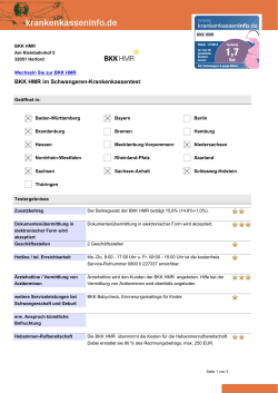 Ergebnis als PDF - Krankenkasseninfo.de