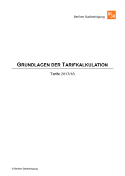 Grundlagen der Tarifkalkulation2017/18PDF-Dokument