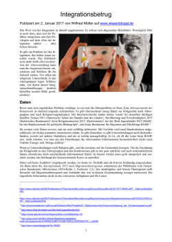 Integrationsbetrug - Atheisten-Info