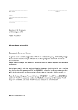 Name, Vorname Ort, Datum Anschrift Wohnort
