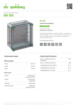 GSi 253 - Sammelschienengeh&auml;use (04025301)