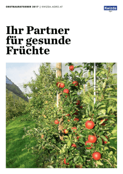 Ihr Partner f&uuml;r gesunde Fr&uuml;chte