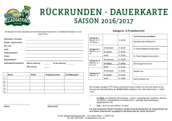 Drei Heimspiele - Gladiators Trier