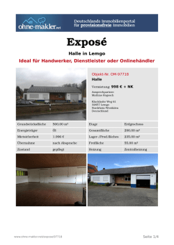 Exposé - Ohne
