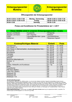 Private Anlieferungen - Re