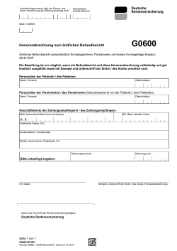 G0600 DRV - Deutsche Rentenversicherung