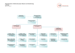 Organigramm des Antikenmuseums Basel und Sammlung Ludwig