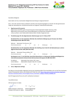 PDF: 97. Delegiertenversammlung SVP Kanton St. Gallen