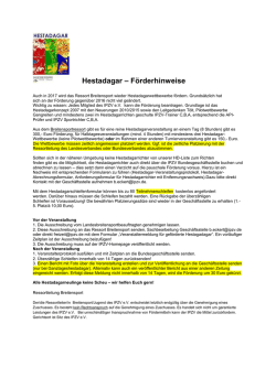 Hestadagarfoerderung 2017