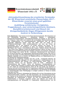 Jahresabschlusssitzung des erweiterten