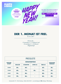 der 1. monat ist frei.
