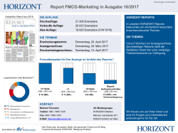 Report FMCG-Marketing in Ausgabe 16/2017