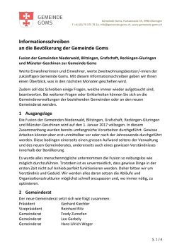 Infoschreiben Dezember 2016