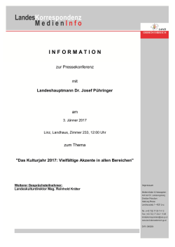 information - Land Ober&ouml;sterreich