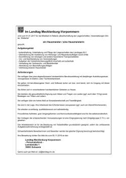 Im Landtag Mecklenburg-Vorpommern