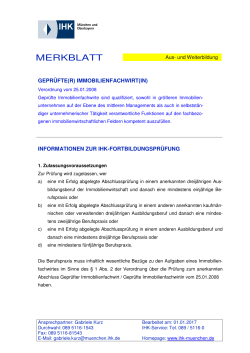 merkblatt - IHK München und Oberbayern