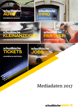 Mediadaten 2017 - Schwäbische Zeitung