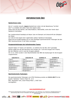Information &Ouml;BV BLC 2017