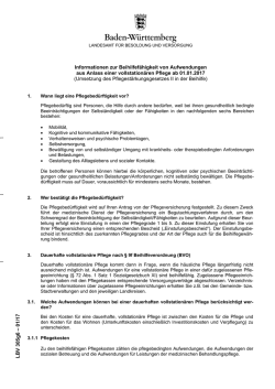 Informationen zur Beihilfef&auml;higkeit von Aufwendungen aus Anlass