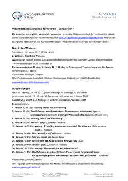 Januar 2017 - Georg-August