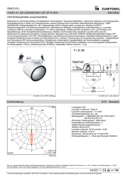 ONICO-S L <ONIC-S L BS LED4000-840 LDO SP-S WH