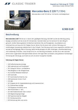 Mercedes-Benz E 220 T (1994) 8.900 EUR