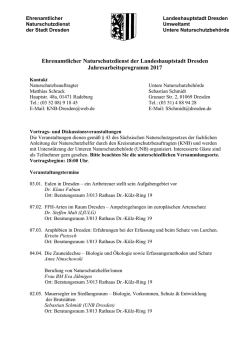 Ehrenamtlicher Naturschutzdienst der Landeshauptstadt Dresden