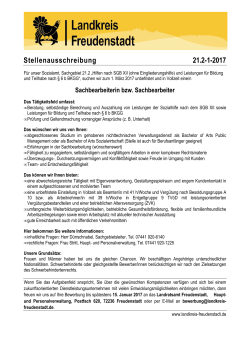 SB Hilfen n. SGB XII (unbefr., 01.03.17, intern u. extern)