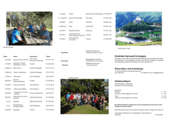 Jahresprogramm 2017 - Berg und Skiklub Alpina
