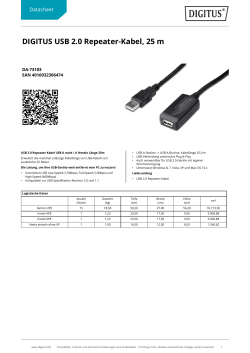 DIGITUS USB 2.0 Repeater
