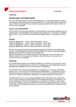 Zuzahlung - Securvita