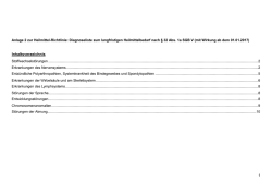 Inhaltsverzeichnis - AOK