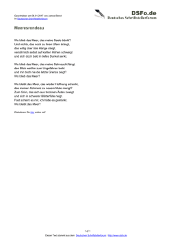 Meeresrondeau - Deutsches Schriftstellerforum