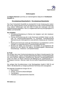 Grundsatzsachbearbeiterin / Grundsatzsachbearbeiter