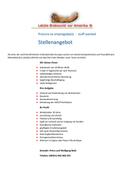 ist das Stellenangebot als pdf