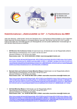 Hotelinformationen