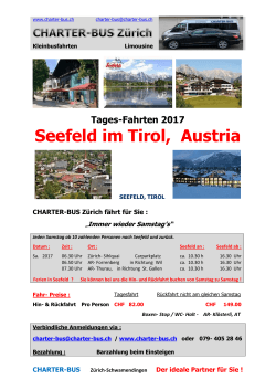 Seefeld im Tirol, Austria - Charter